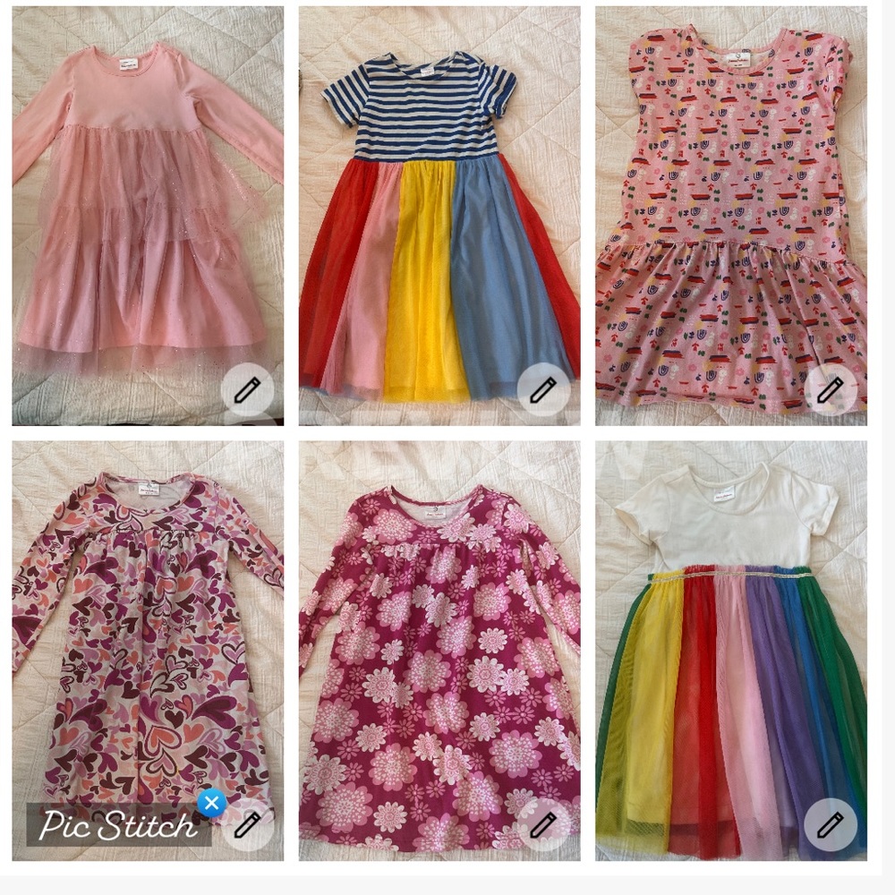 Bundle of 6 Hanna Andersson dresses
